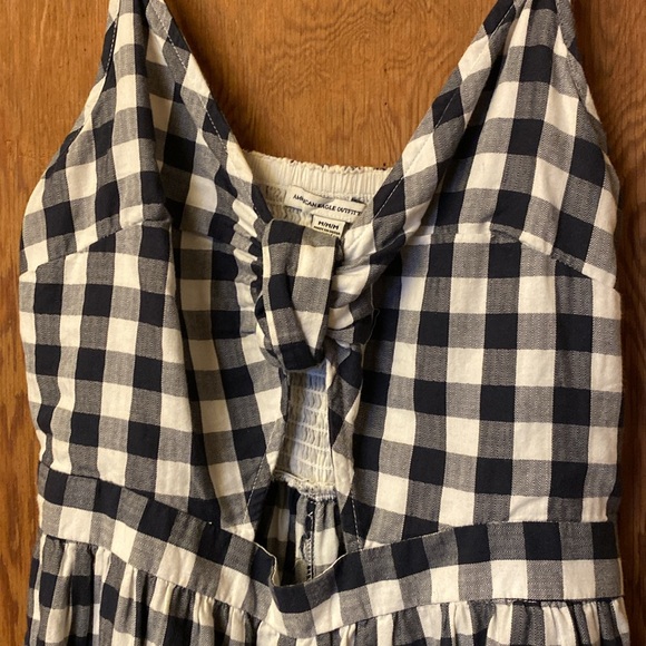 Blue Gingham Romper - Picture 2 of 4